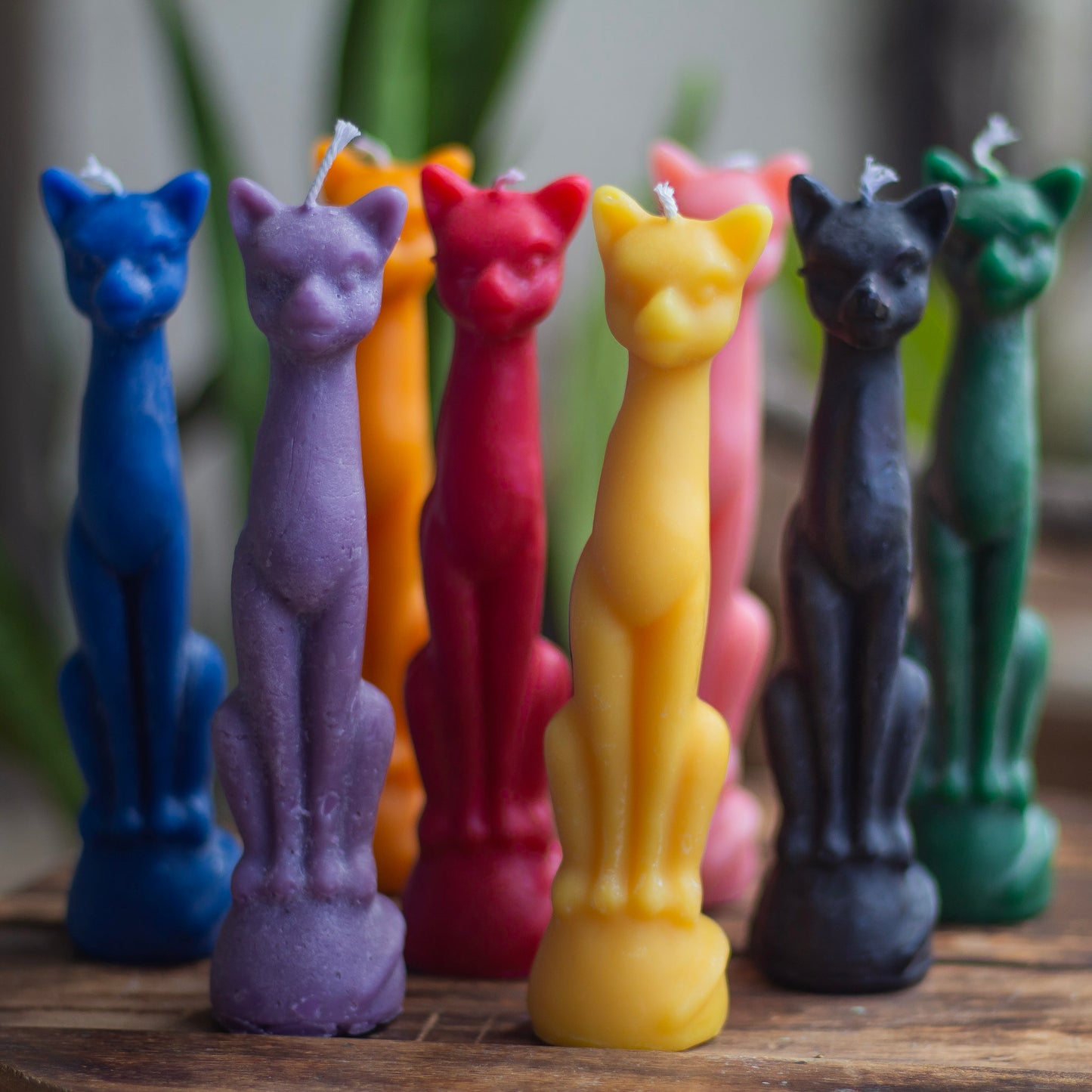 Beeswax Cat figurine Candles | Rituals | Wicca