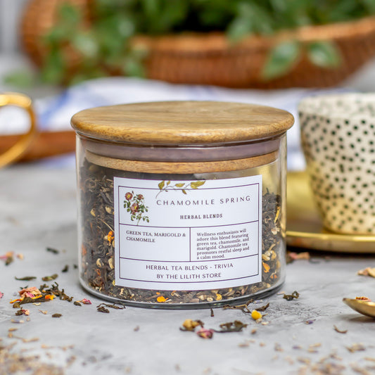 Chamomile Spring Flavoured Tea Blends - 100 Gm | Promotes Good Sleep