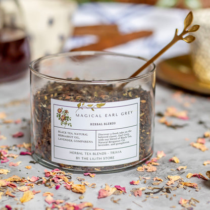 Magical Earl Grey Flavoured Tea Blend - 100 Gm | Vitality & Emotional well-being