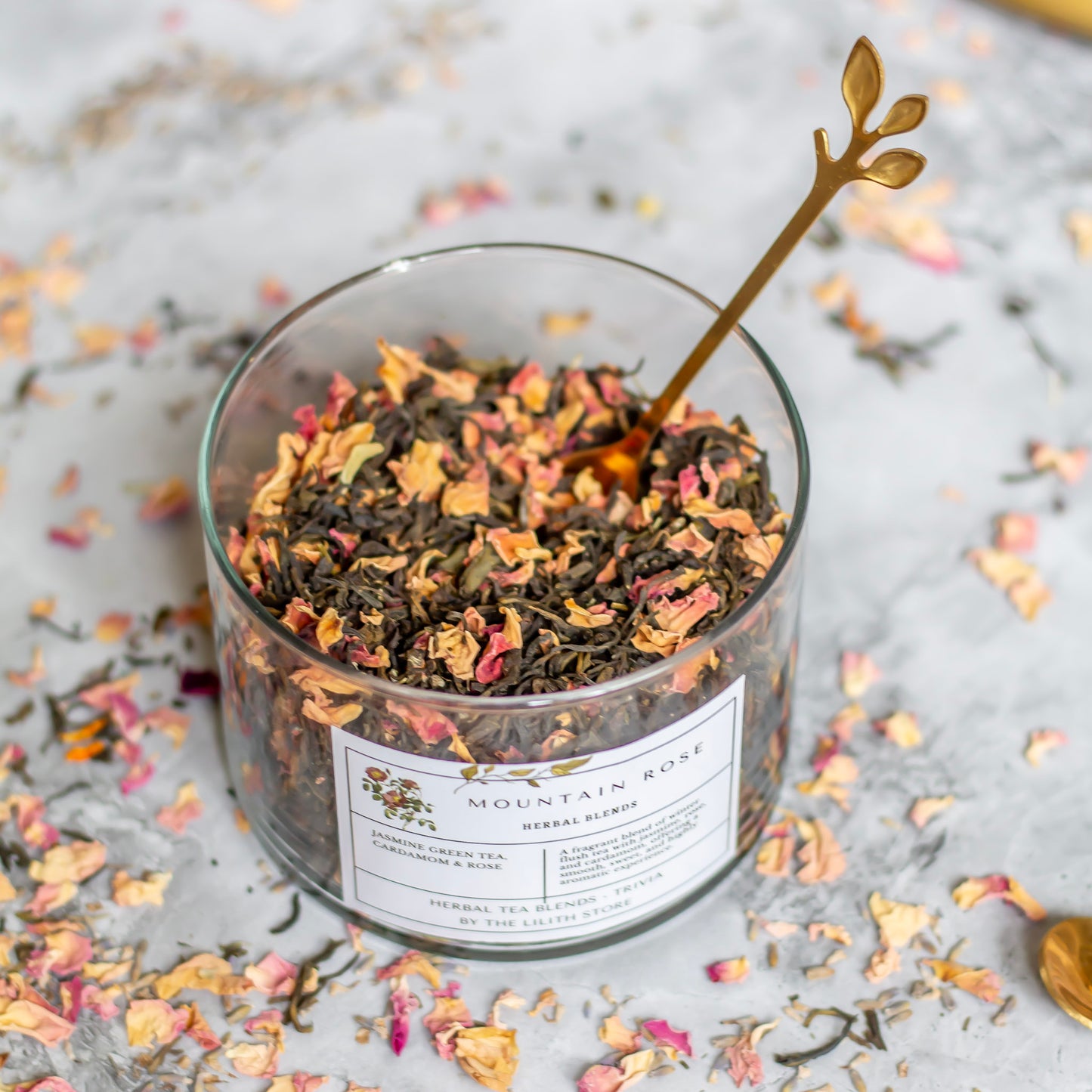 Mountain Rose Flavoured Tea Blend - 100 Gm | Love & Spiritual Growth