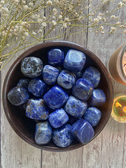 Sodalite Tumble | Communication & Expression Crystal Stones