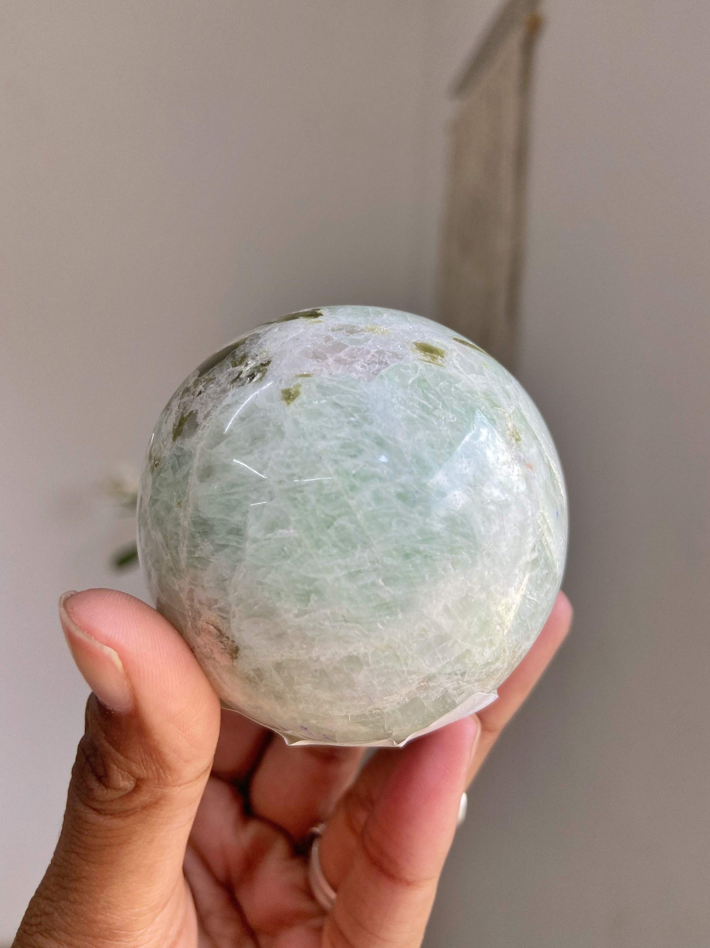 Medium Size Amazonite Sphere Crystal & Stones