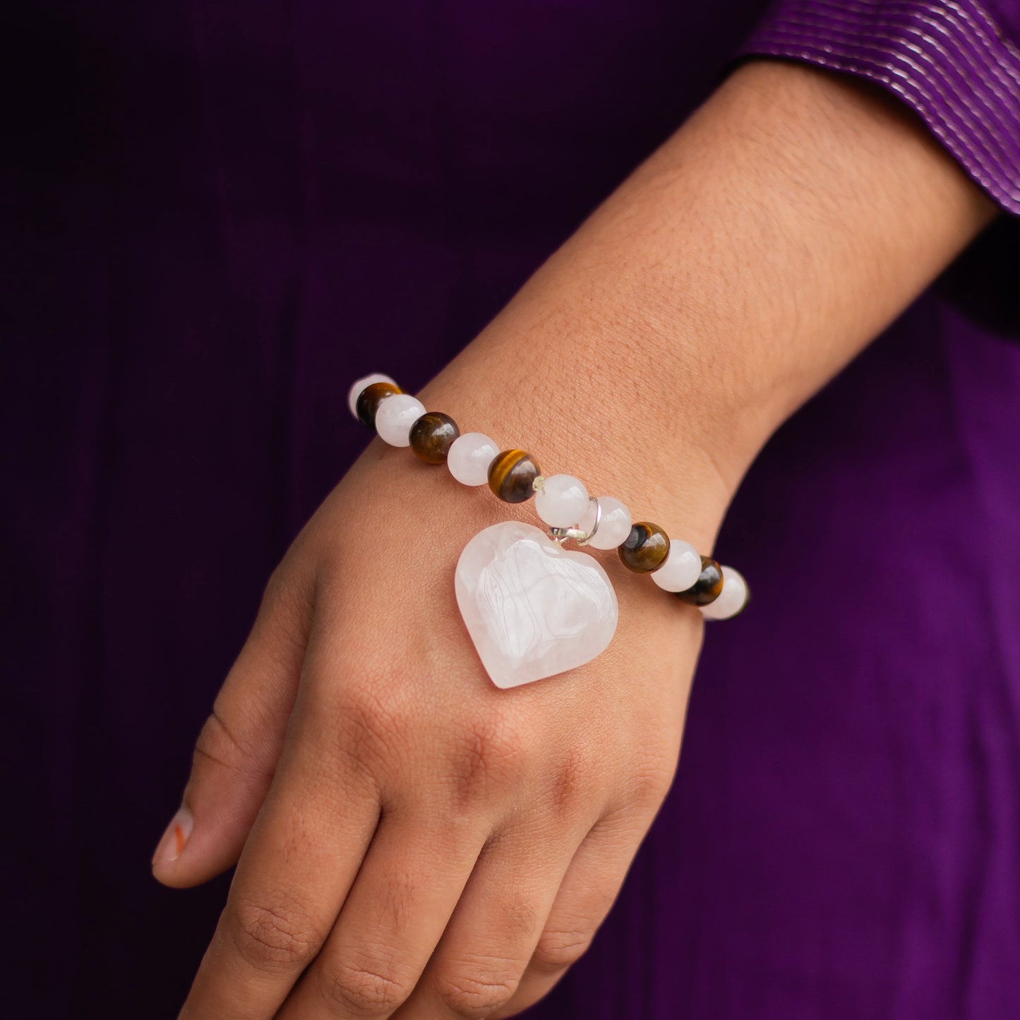 Bracelet for Love, Self Love & Protection | Associated with Heart Chakra