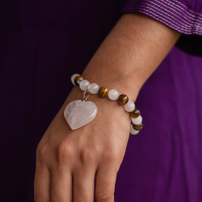 Bracelet for Love, Self Love & Protection | Associated with Heart Chakra