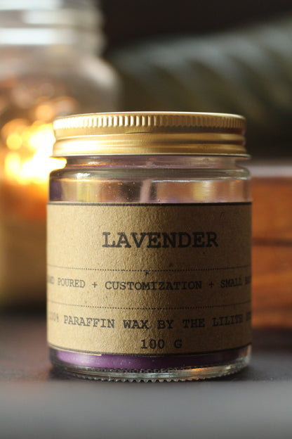 Lavender Scented Candle + Buds