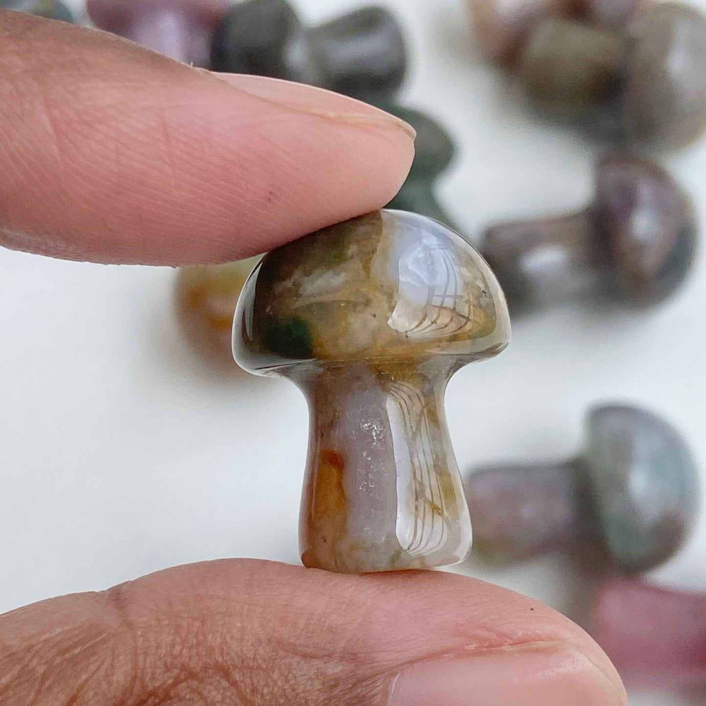 Bloodstone Mushroom - Pack of 3 | Stone for Getting rid of anxiety & depression