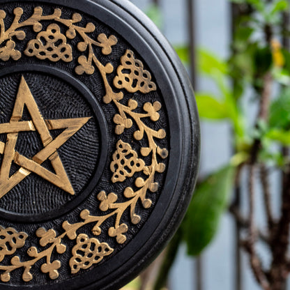 Wooden Pentagram Altar Tile