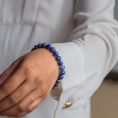 Lapis Lazuli Bracelet - 8mm | Expression & Communication