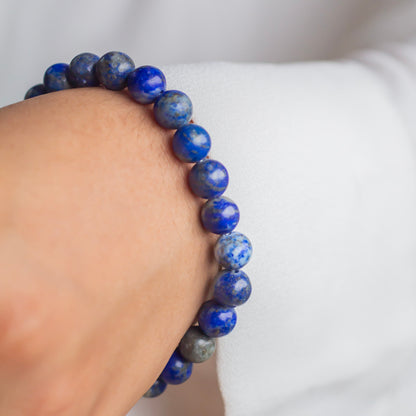 Lapis Lazuli Bracelet - 8mm | Expression & Communication