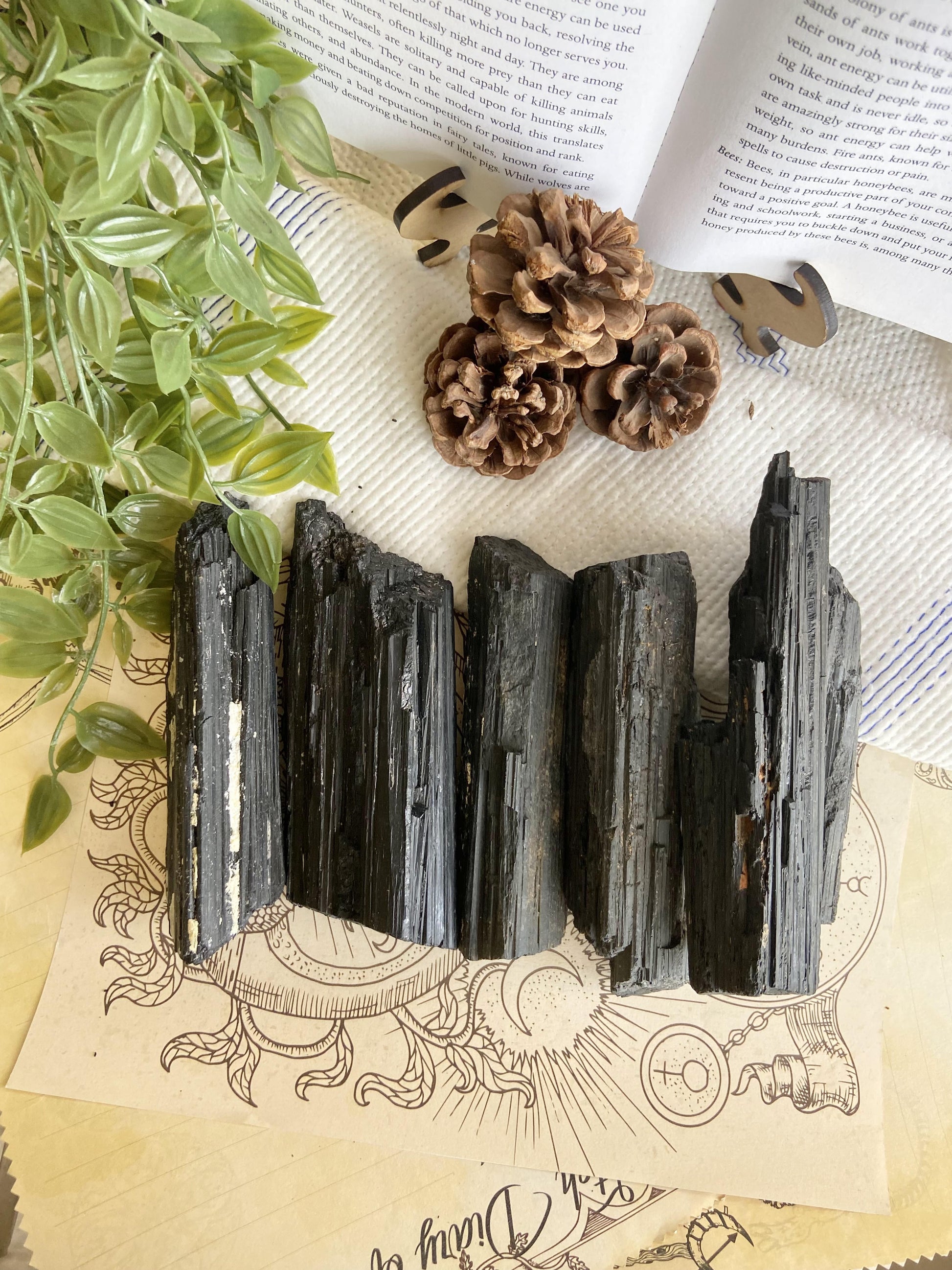 Natural Raw Black Tourmaline Huge Stone With Mica Inclusion Grounding & Protection Crystal Stones