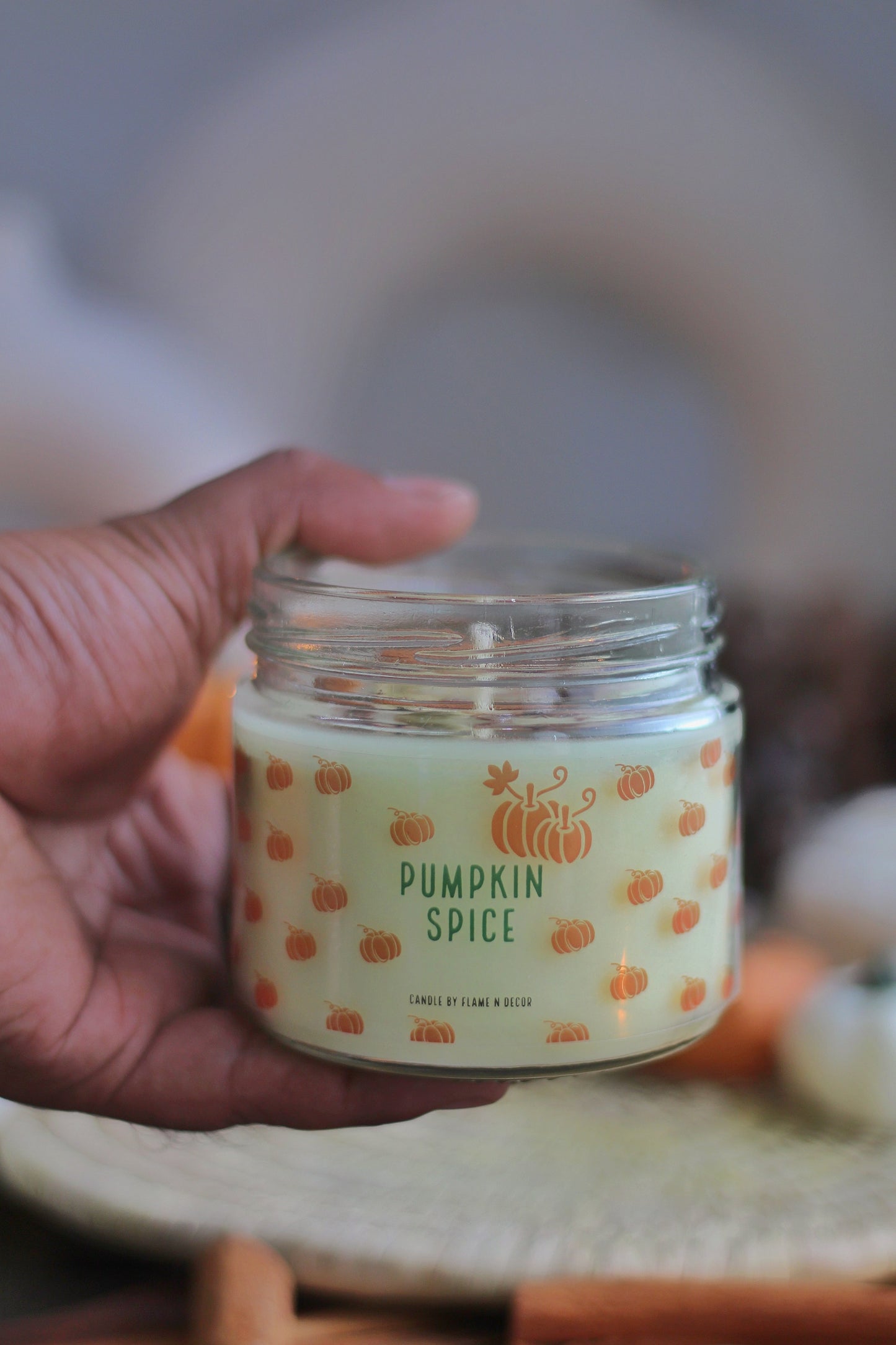 Pumpkin Spice Soy Wax Candle Candles