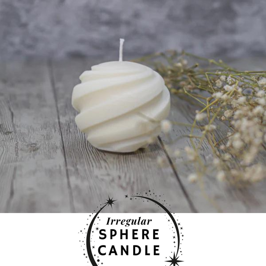Irregular Sphere Decorative Candle | Pack Of 3