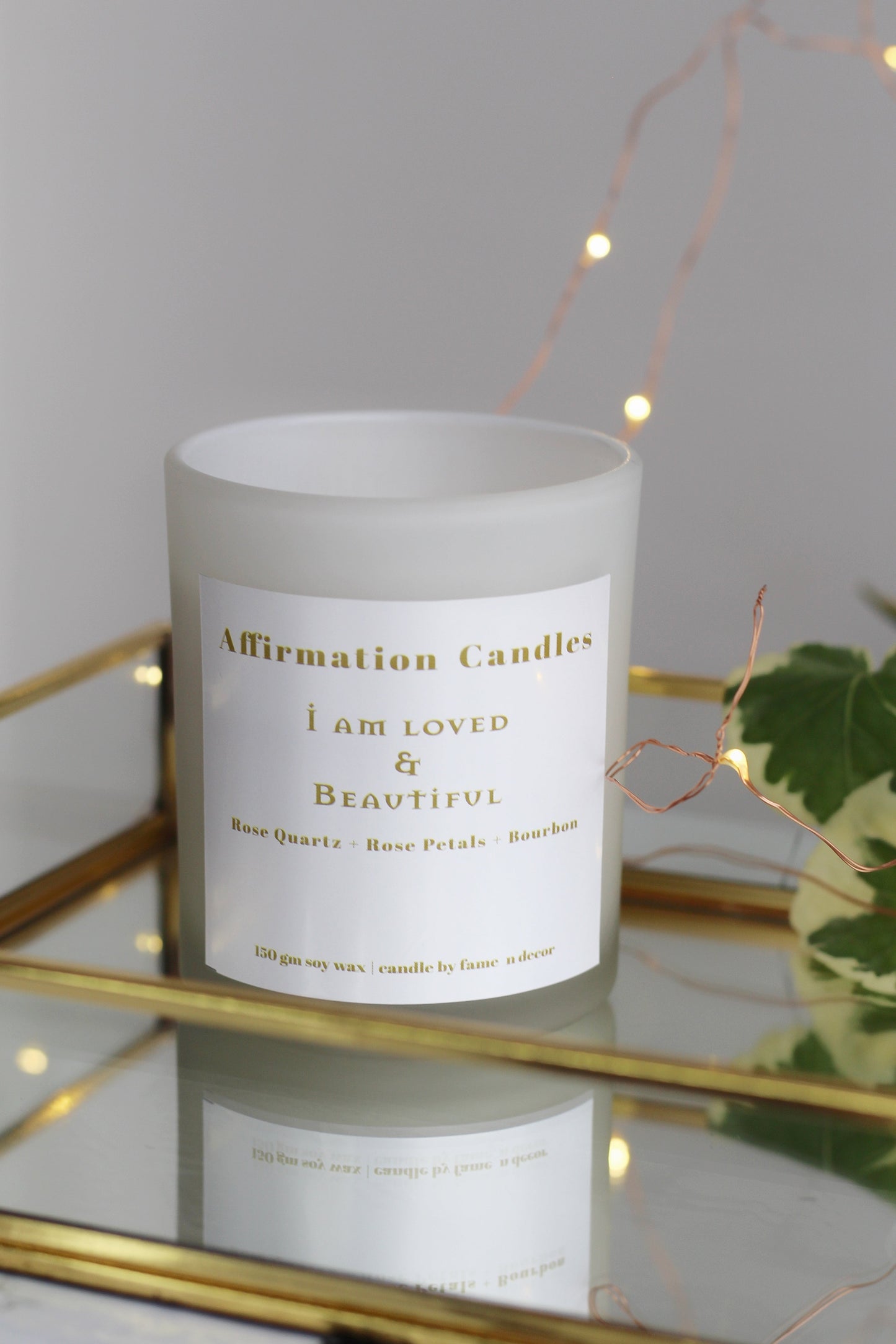 I am Loved & Beautiful | Soy Candle