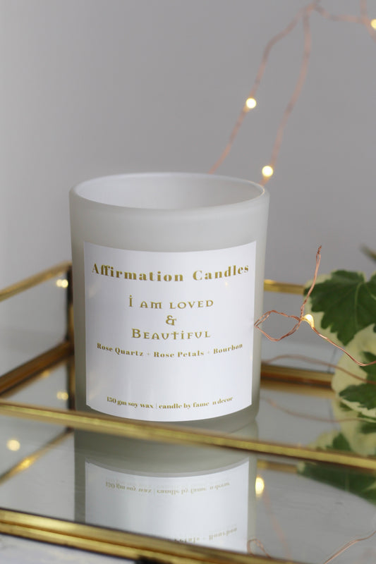 I am Loved & Beautiful | Soy Candle