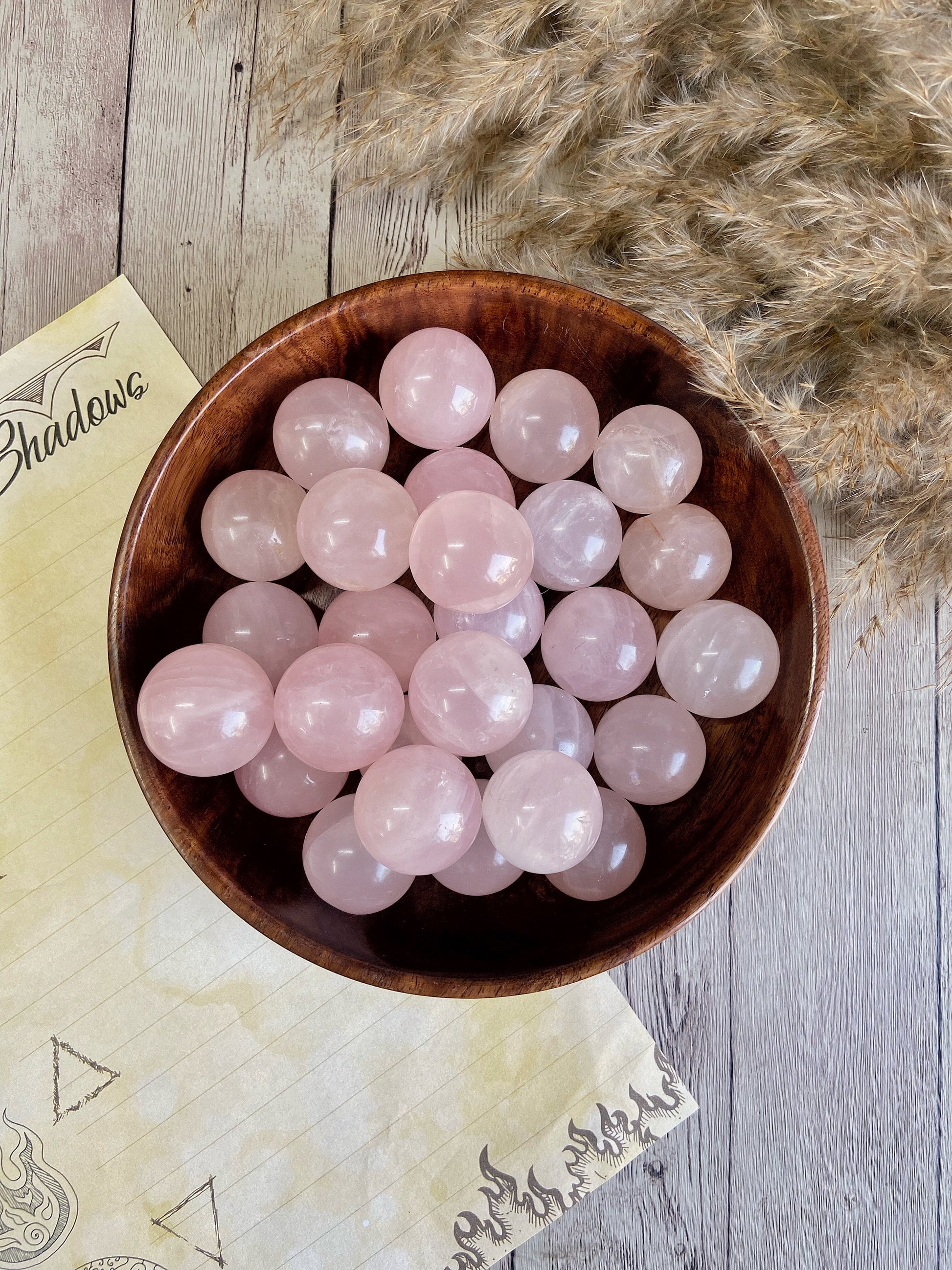 Rose Quartz Mini Spheres Crystal & Stones
