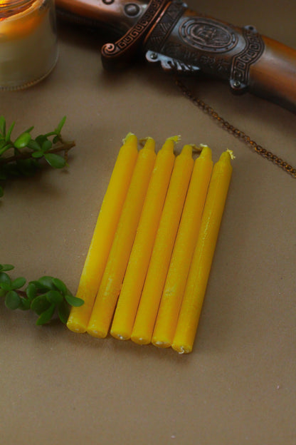Yellow Candle | Spell Work - Set Of 25 50 100 200