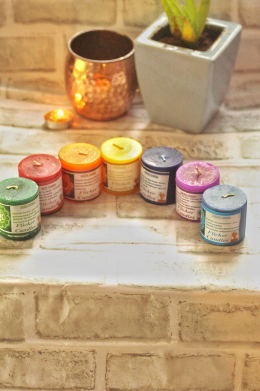 Seven Chakra Candles (7 Candles) | Candle For Spell Work Healing