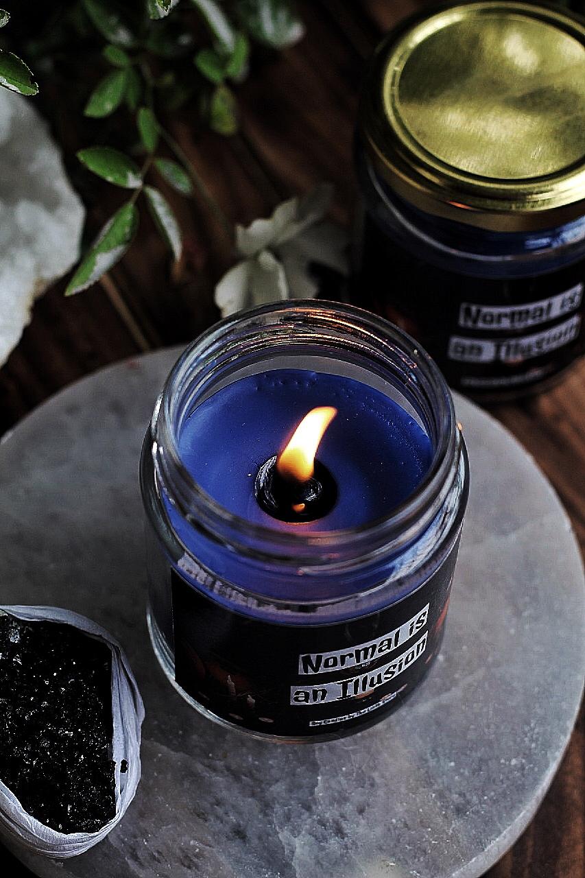 Normal Is Illusion Soy Candle