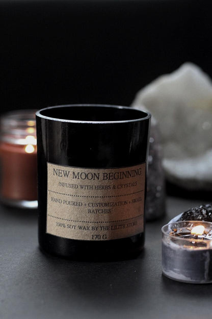 New Moon Beginning - The Ultimate Smudge Soy Candle 170 G