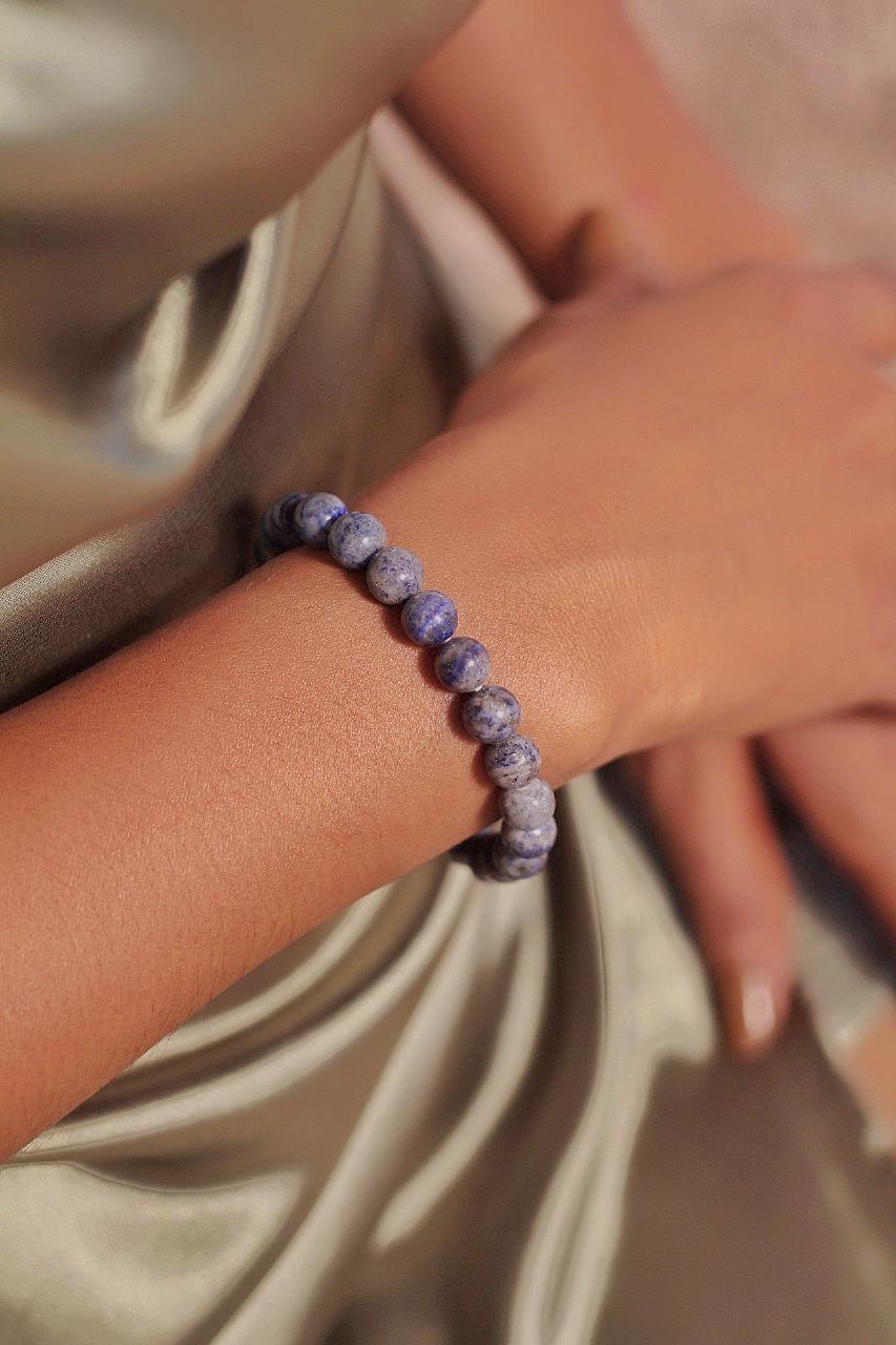 Lapis Lazuli Bracelet - 8Mm | Expression & Communication Crystal Jewellery