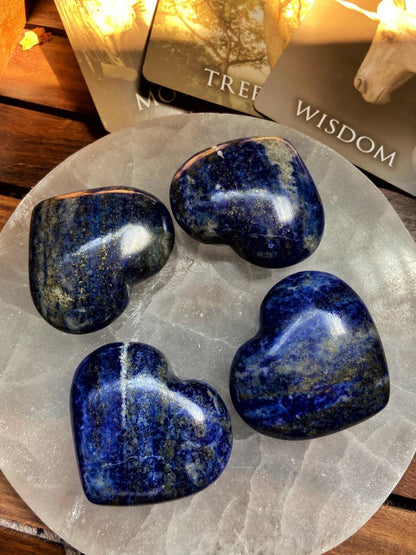 Lapis Lazuli Heart - 1 Pc Crystal