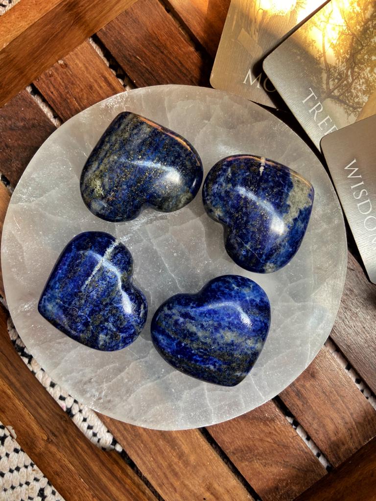 Lapis Lazuli Heart - 1 Pc Crystal