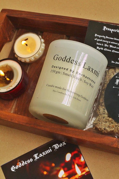 Goddess Laxmi Candle - 150 Gm Soy Wax