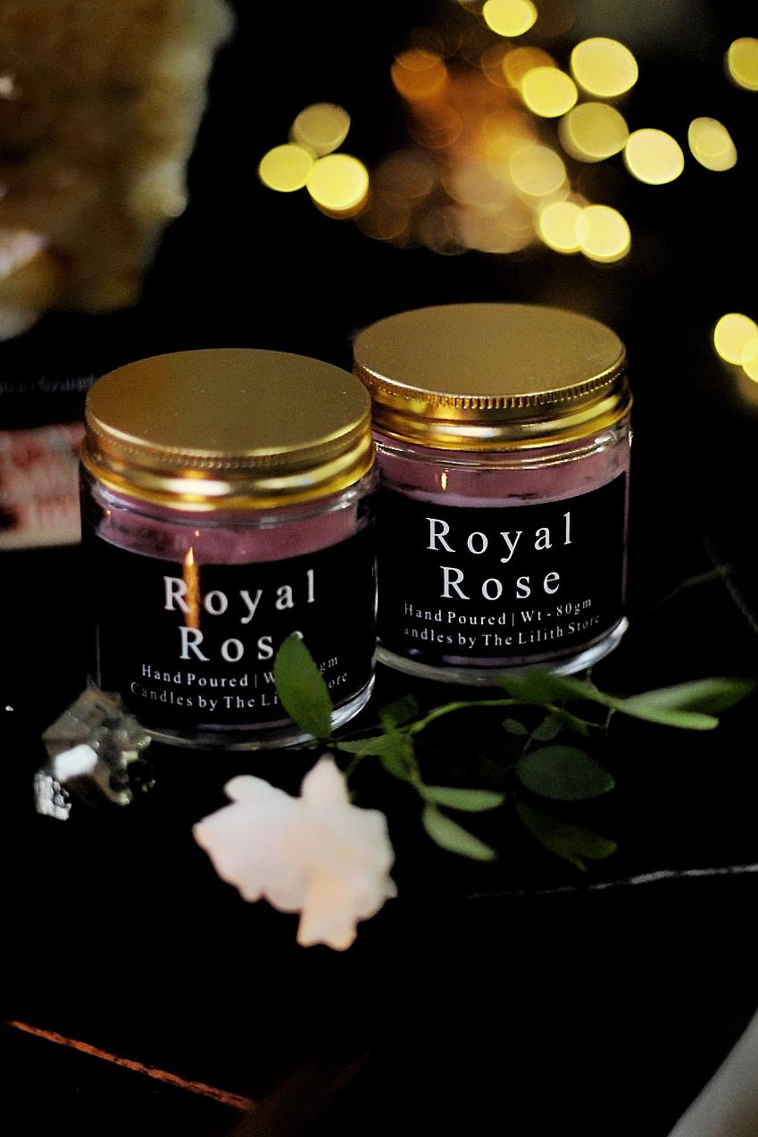 Royal Rose Scented Candle