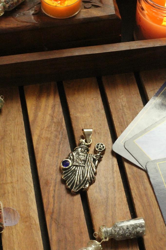 Wizard Merlin Pendant Crystal Jewellery