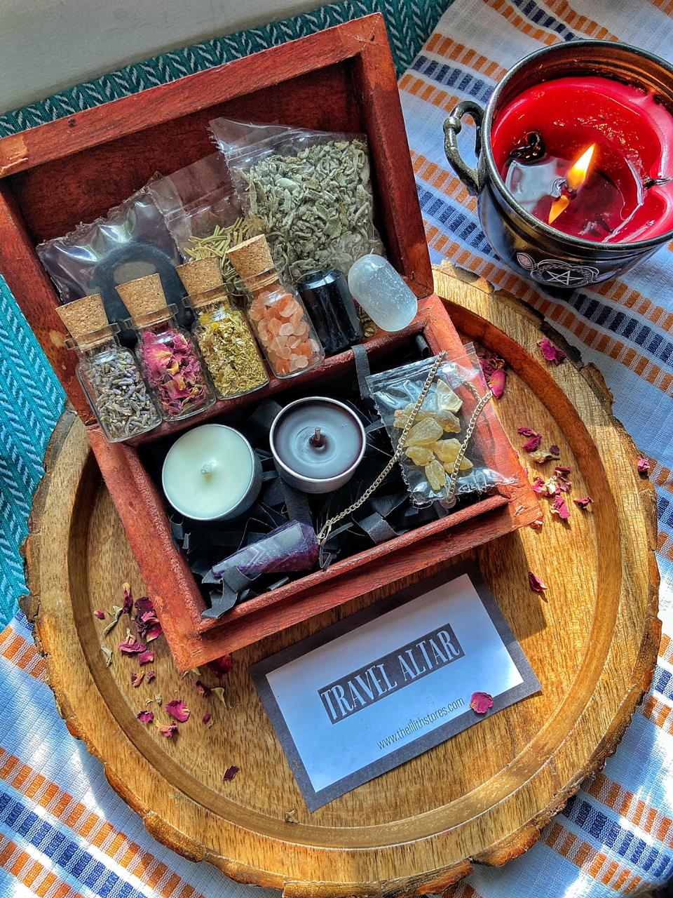 Travel Altar Wooden Box | Boxes By The Lilith Store