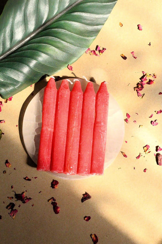 Red Mini Taper Candle