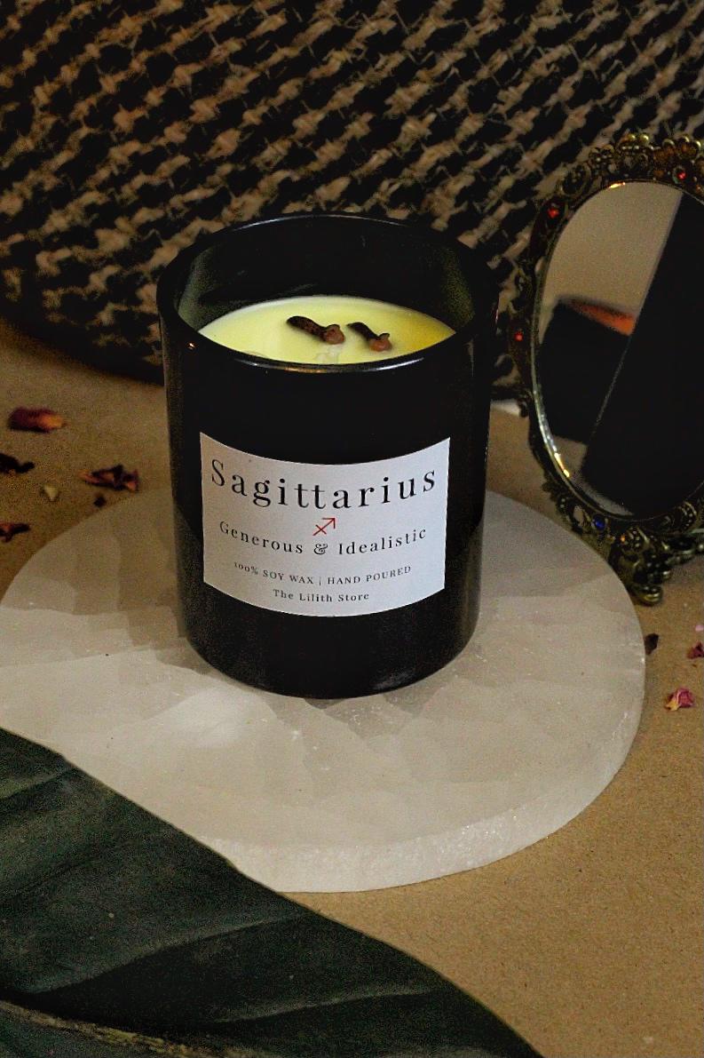 Sagittarius Zodiac Scented Soy Candle - 170 Gm