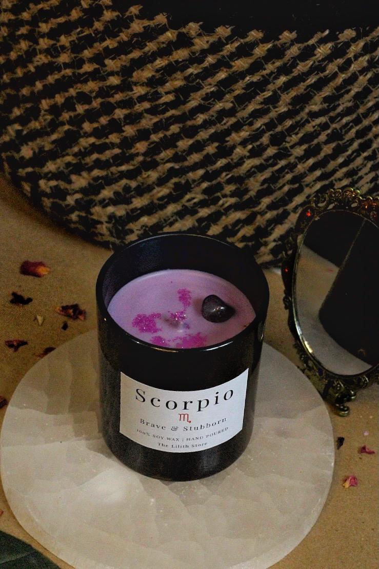 Scorpio Zodiac Scented Soy Candle - 170 Gm
