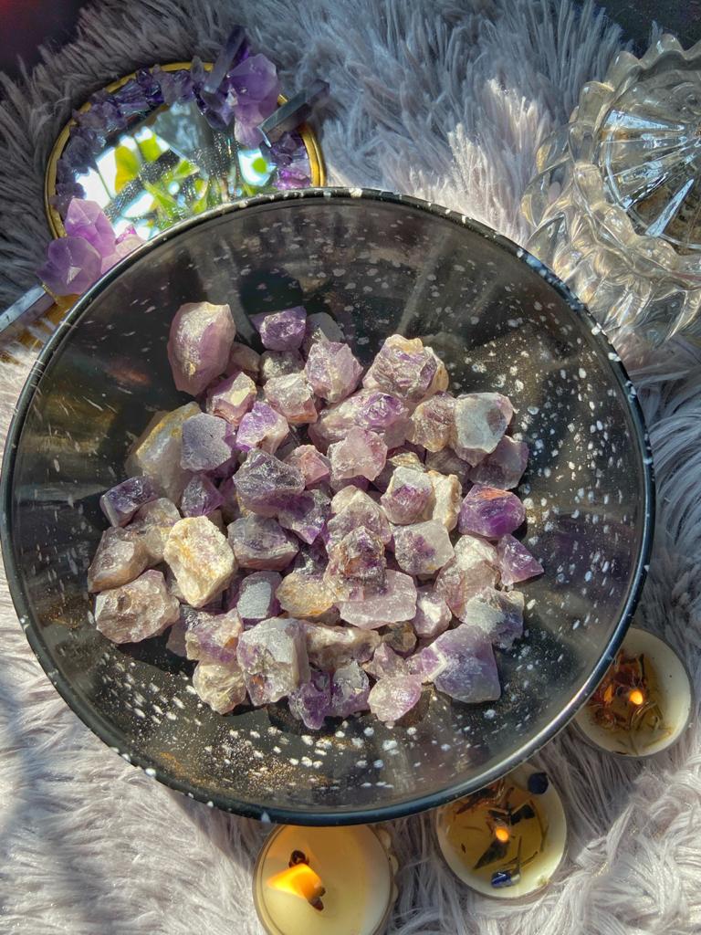Amethyst Mini Raw Stone - For Activating Third Eye Crystal