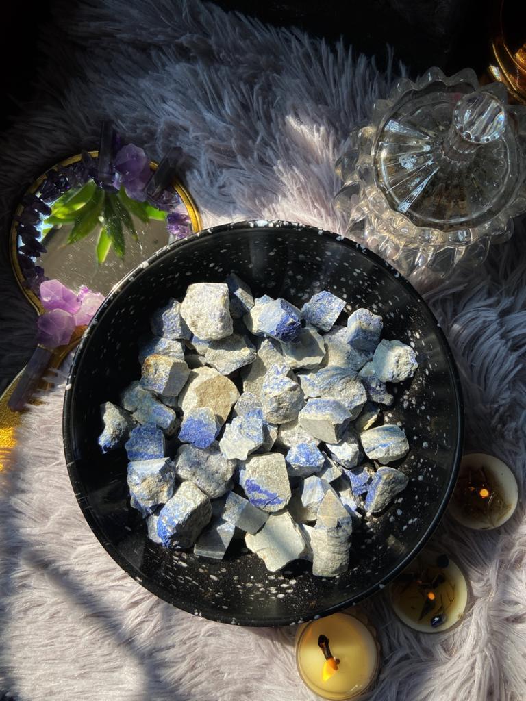 Lapiz Lazuli Raw Stone - Mental Peace And Communication Crystal