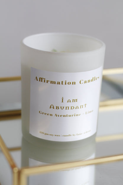 I am Abundant | Soy Candle