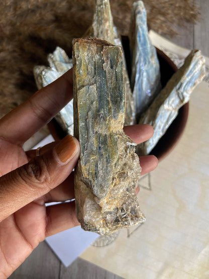 Kyanite Raw Stick Crystal & Stones