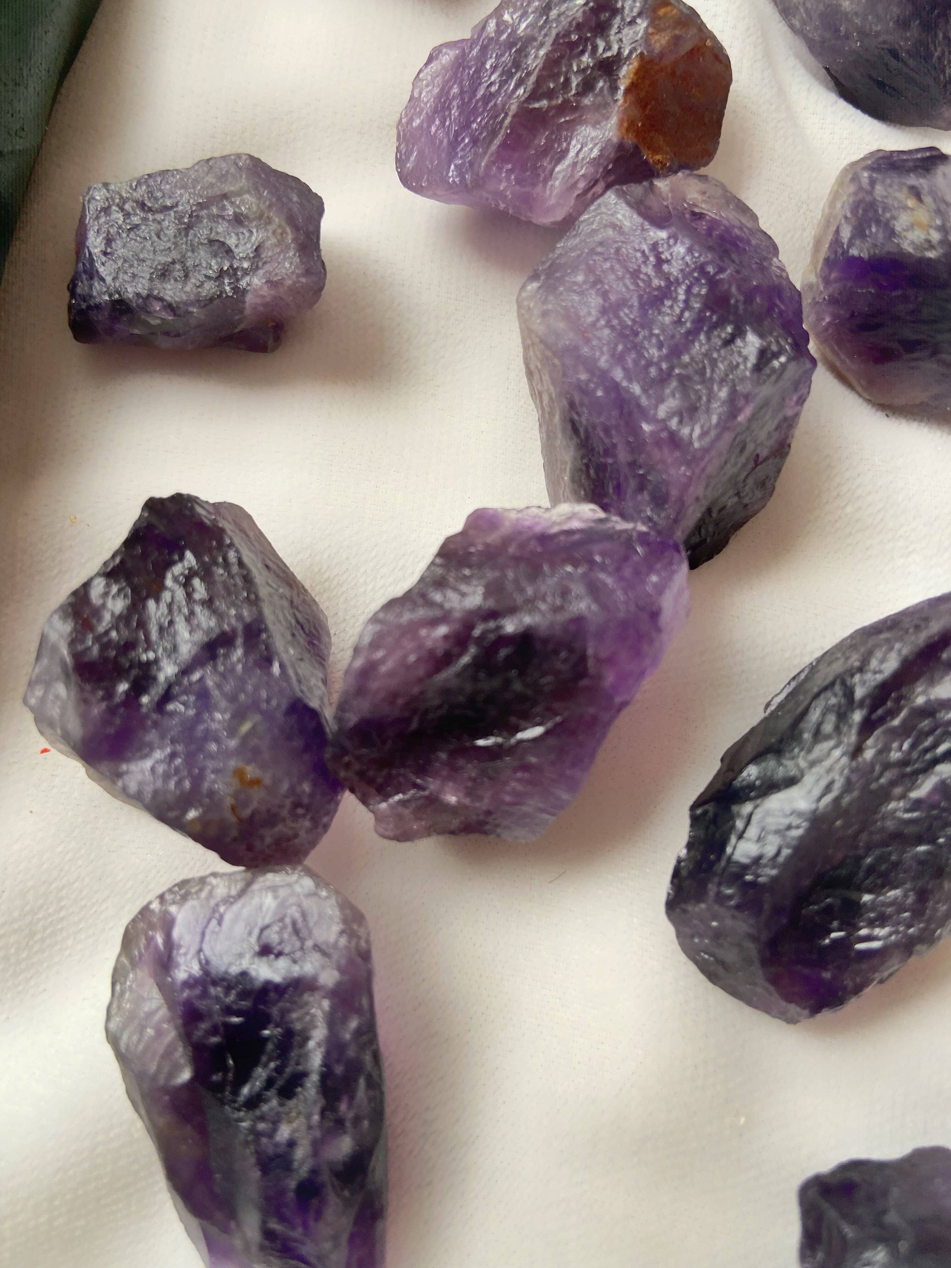 Amethyst Brazilian Raw Pointer Stones Crystal