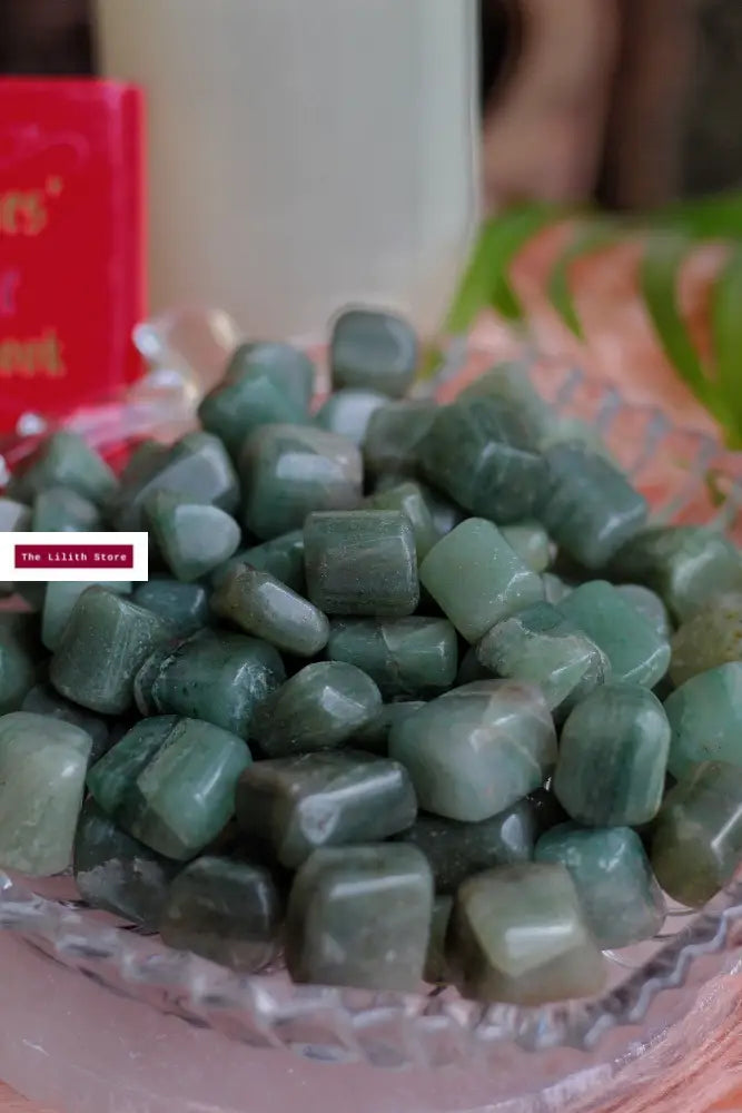 Green Aventurine Tumble Stone | For Financial Abundance Crystal & Stones