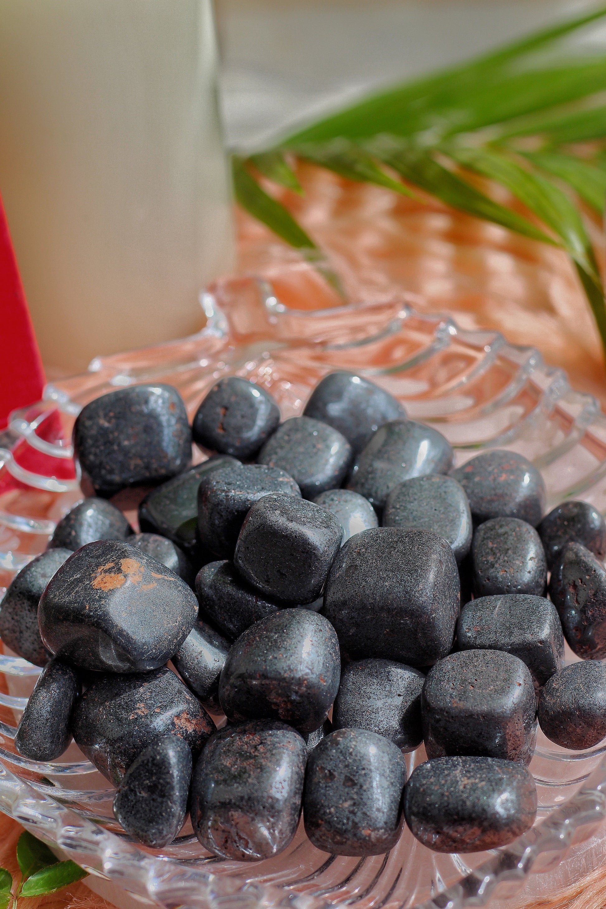 Hematite Tumble Stone | Protection & Grounding Crystal