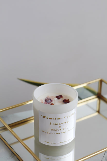 I am Loved & Beautiful | Soy Candle