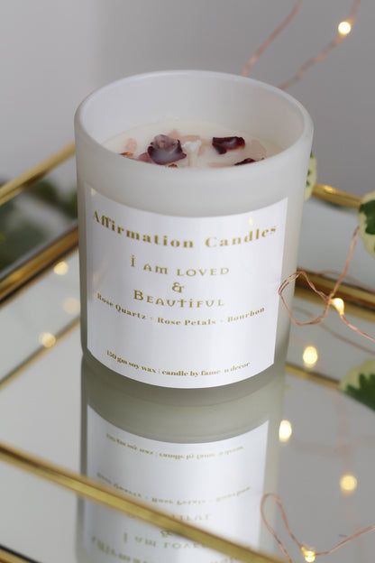 I am Loved & Beautiful | Soy Candle