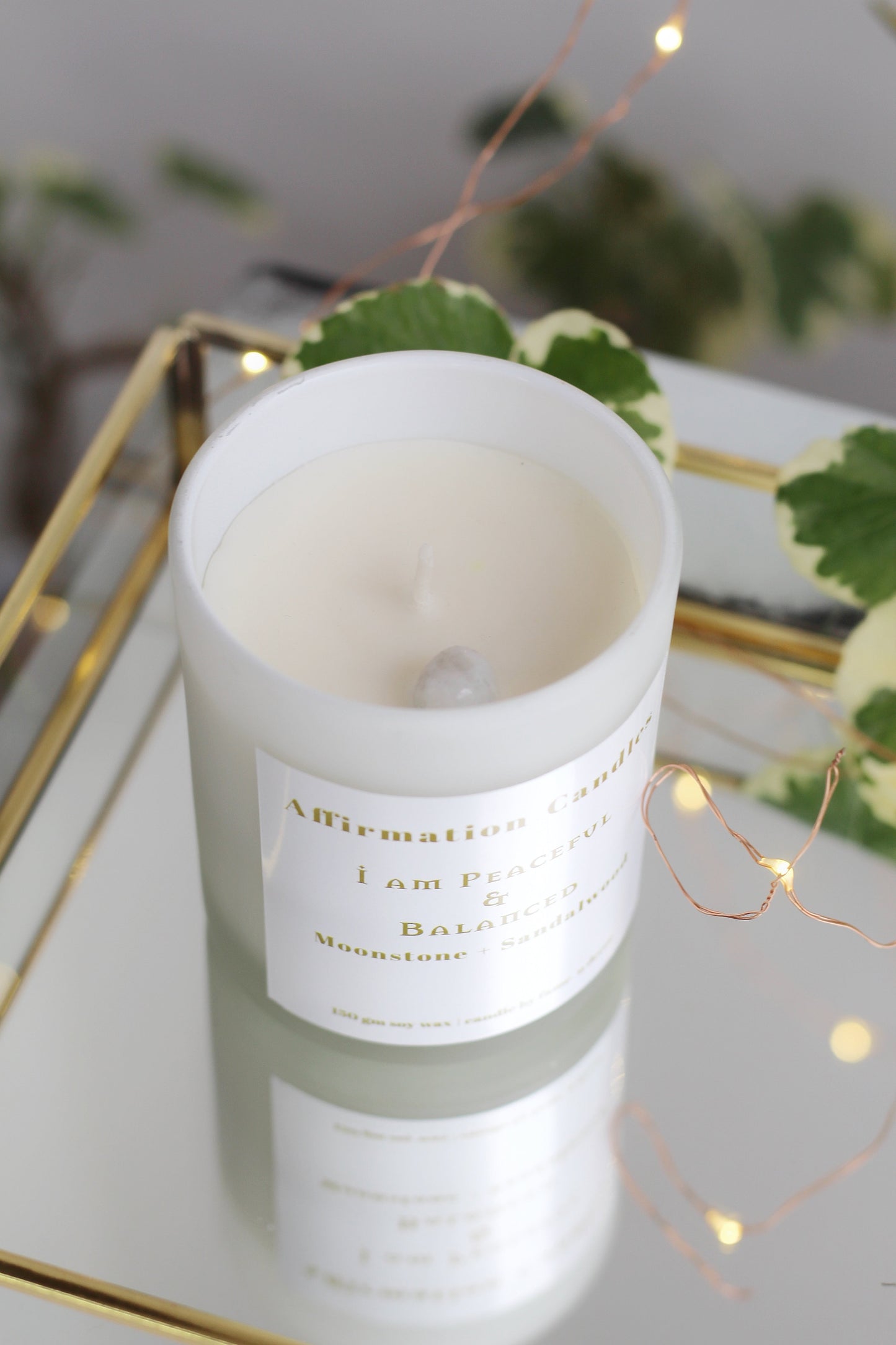 I am Peaceful & Balanced Scented Soy wax Candle