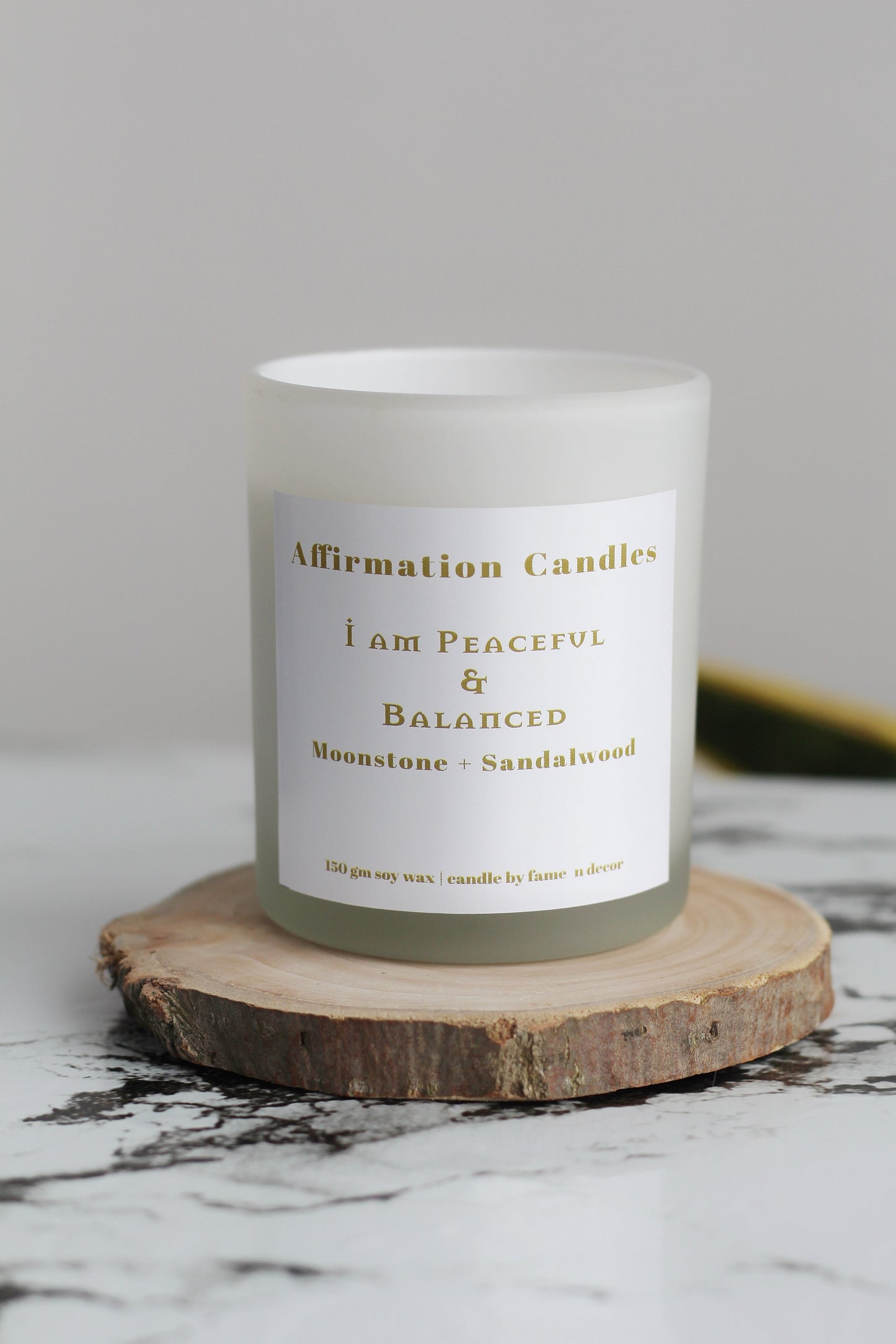 I am Peaceful & Balanced | Soy Candle